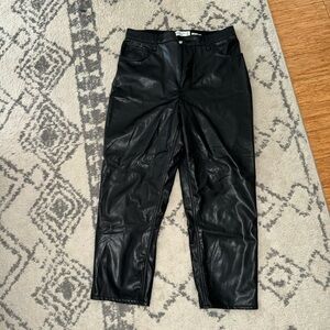 Abercrombie leather pants